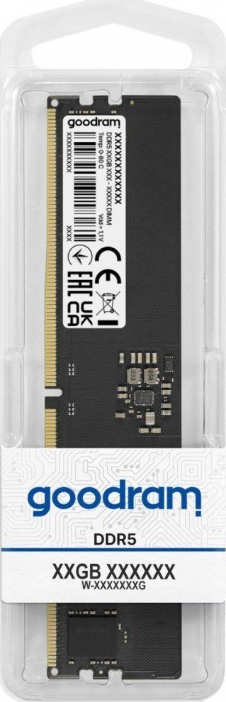 меморија  GoodRam DDR5, 16 GB, 4800 MHz, CL40, GR4800D564L40S/16G