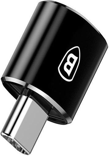 Adapter Baseus, USB A në USB C, i zi