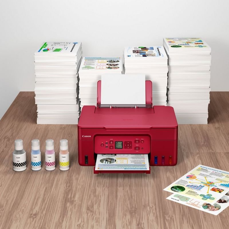 Printer Canon PIXMA G3472, i kuq