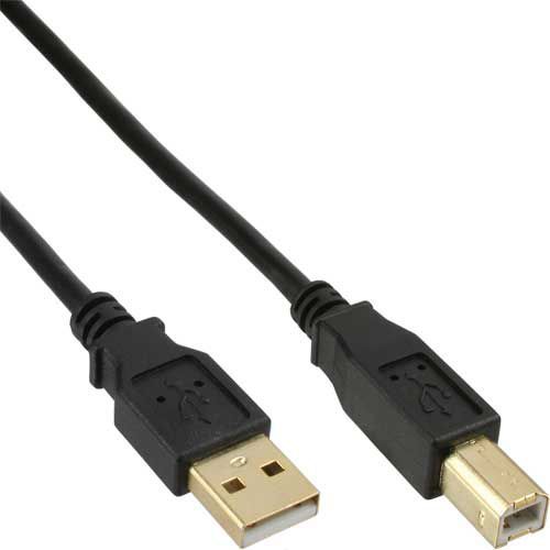 Kabllo InLine (34550S), USB A - USB B, 10 m, e zezë Kabllo InLine (34550S), USB A - USB B, 10 m, e zezë