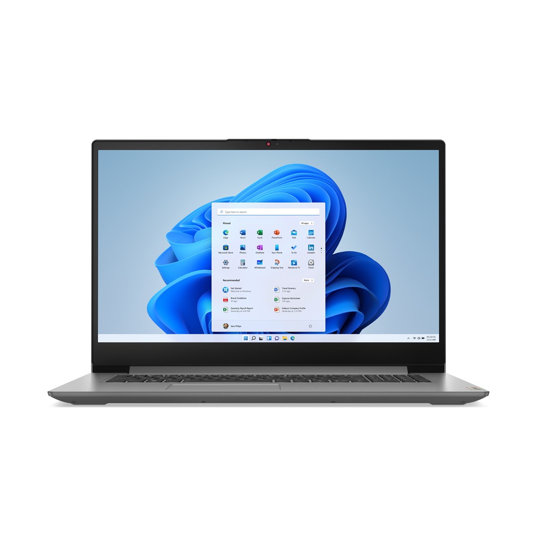 Laptop Lenovo IdeaPad 3, 17.3", Intel i5-1235U, 16 GB RAM, 512 GB SSD, i hirtë