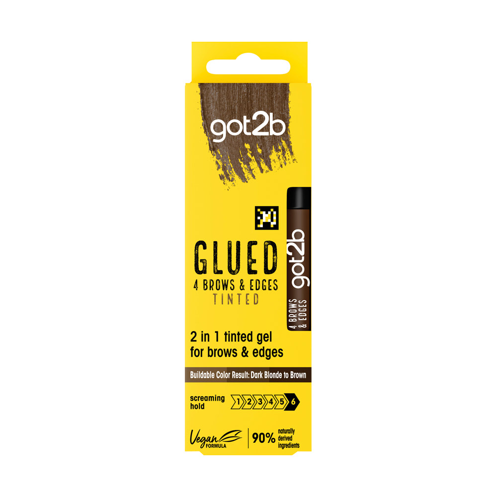Xhel për vetulla Got2b Glued, Dark Brown, 16ml