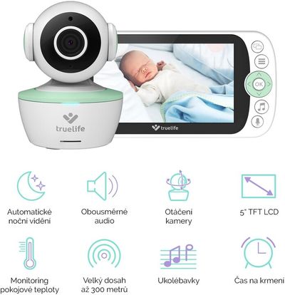 Monitorues për foshnje Truelife NannyCam R360