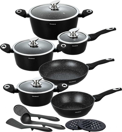 Set tenxheresh Klausberg, 15 copë, të zeza
