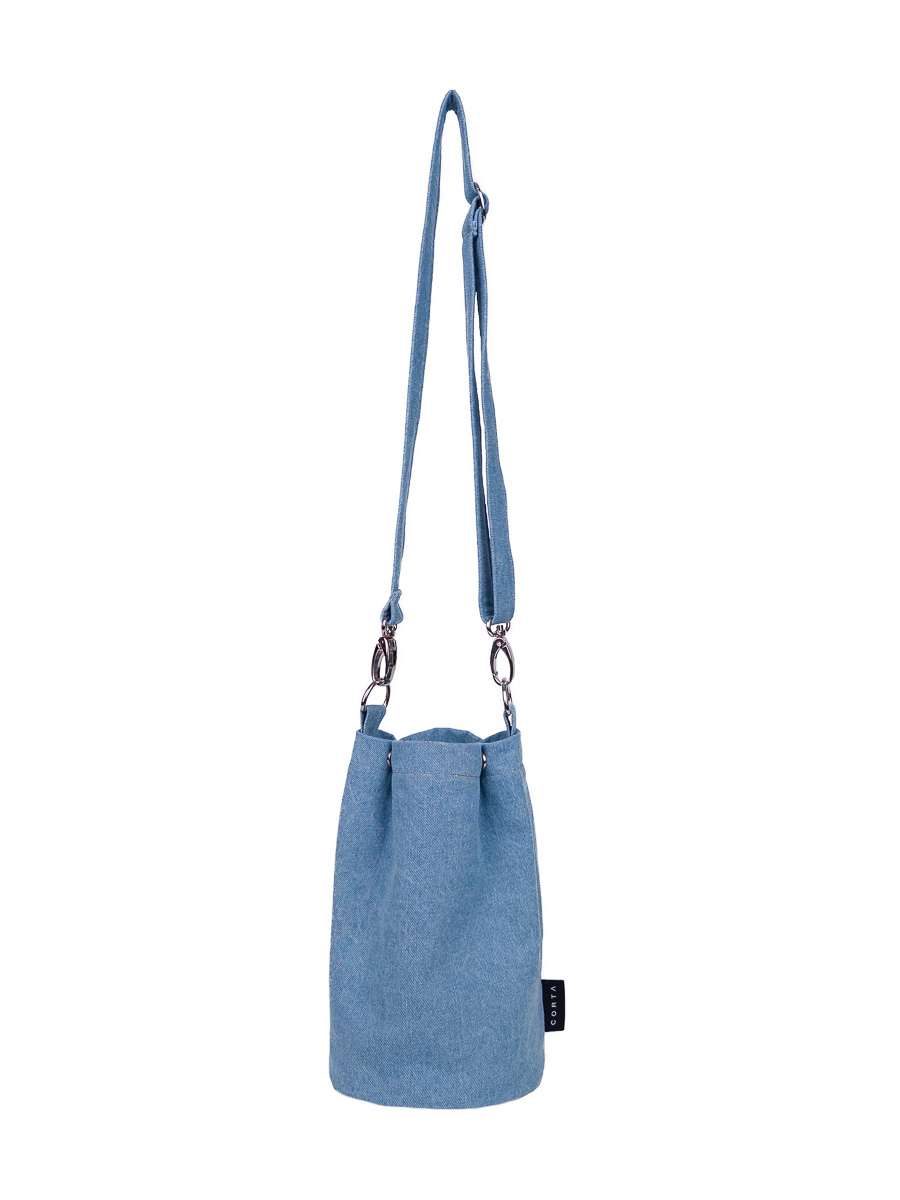 Çantë Corta Denim Wanderer, e kaltër e hapur