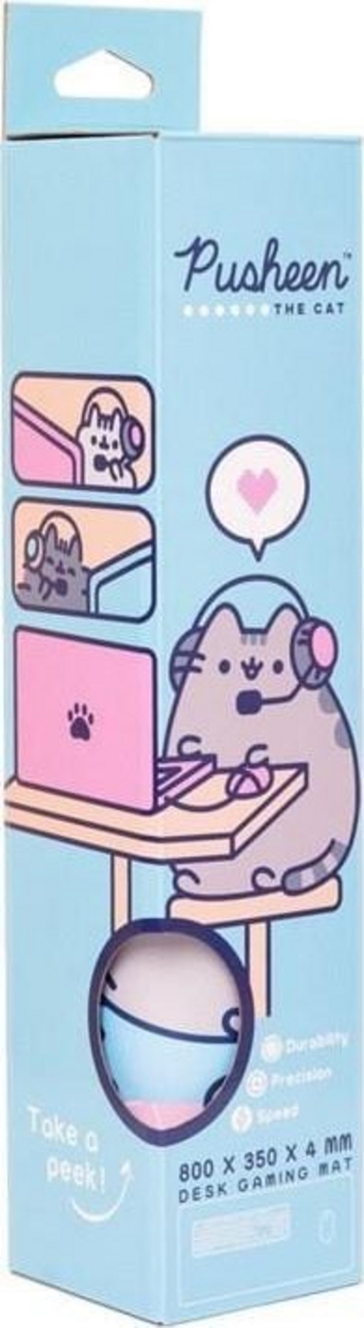 Mauspad Pusheen - Gamer, XL, rozë