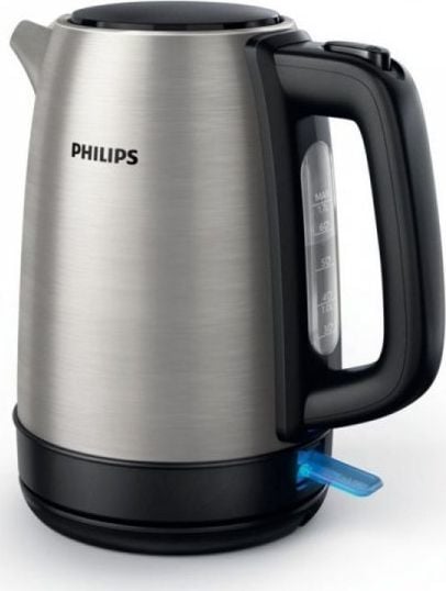 Çajnik Philips Daily Collection Kettle HD9350 / 90, 2200 W, 1.7L, i argjendtë Çajnik Philips Daily Collection Kettle HD9350 / 90, 2200 W, 1.7L, i argjendtë