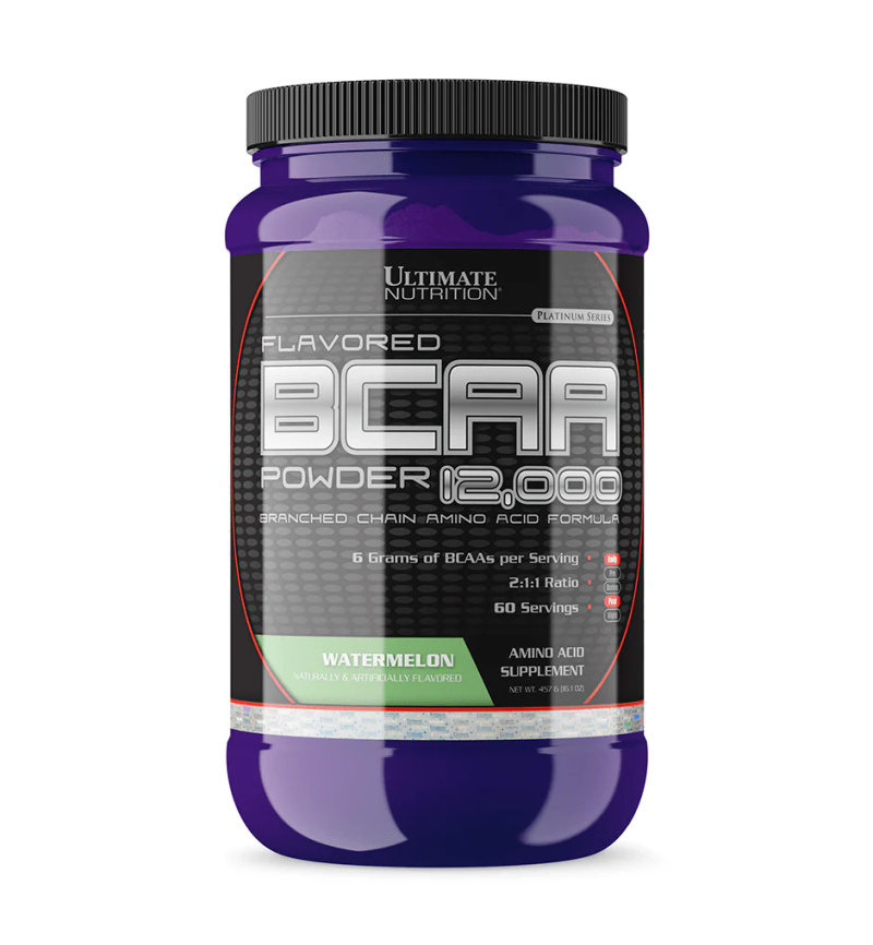 Aminoacide Ultimate Nutrition BCAA Powder, 12000 60 serv, 457g, Watermelon