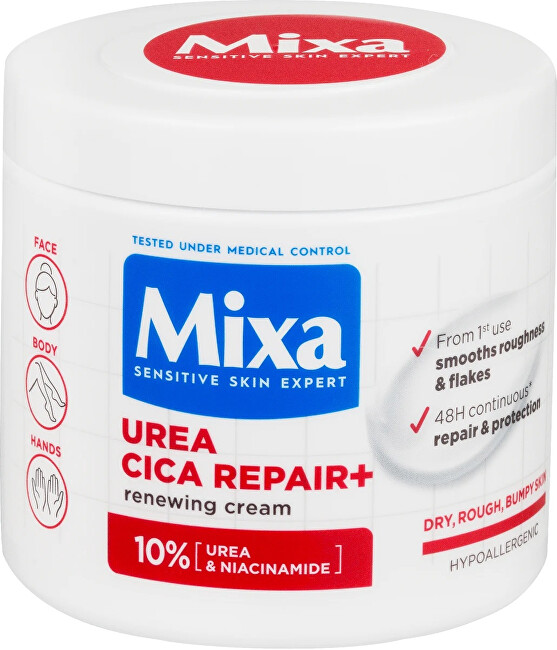 Krem për trup Mixa Urea Cica Repair+,	400 ml