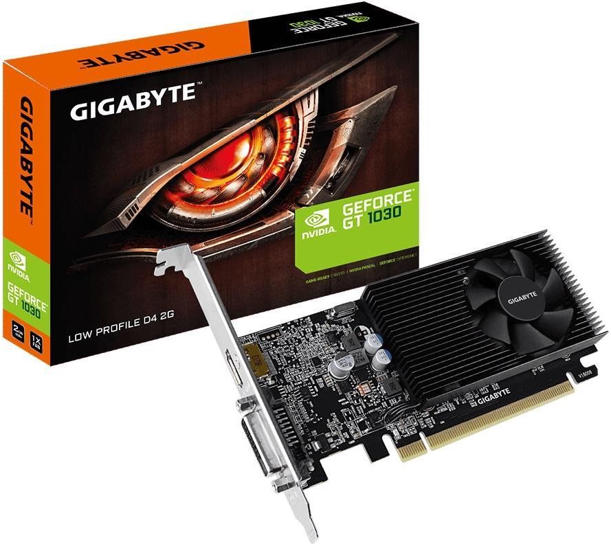 Kartë grafike Gigabyte GeForce GT 1030 Low Profile, 4096 x 2160, 192kHz Kartë grafike Gigabyte GeForce GT 1030 Low Profile, 4096 x 2160, 192kHz