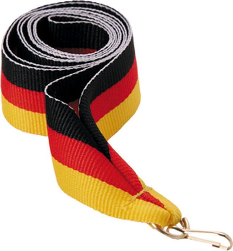 Shirit për medalje Victoria Sport, 11 mm, i kuq/verdhë/zi