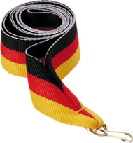 Shirit për medalje Victoria Sport, 11 mm, i kuq/verdhë/zi Shirit për medalje Victoria Sport, 11 mm, i kuq/verdhë/zi