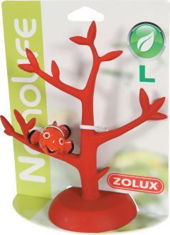 Dekorim për akuarium Zolux Clownfish, L, i kuq