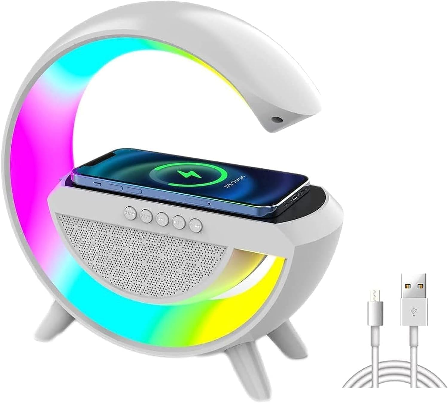 Karikues për telefon VEOX, bluetooth, i bardhë