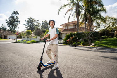 Trotinet elektrik Segway Kids KickScooters C2 PRO, 260W, zezë/kaltër