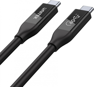 Kabllo rrjeti USB Unitek USB-C - Kabllo USB-C 0,8 m (C14100BK-0,8M), e zezë