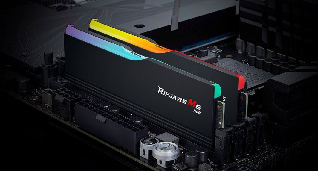Memorie G.Skill Ripjaws M5 RGB, DDR5, 32 GB, 6000 MHz, CL30, F5-6000J3040F16GX2-RM5RK