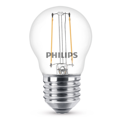 Poç PHILIPS, LEDClassic, 25W, P45, E27, WW, CL, ND, 1BC/4