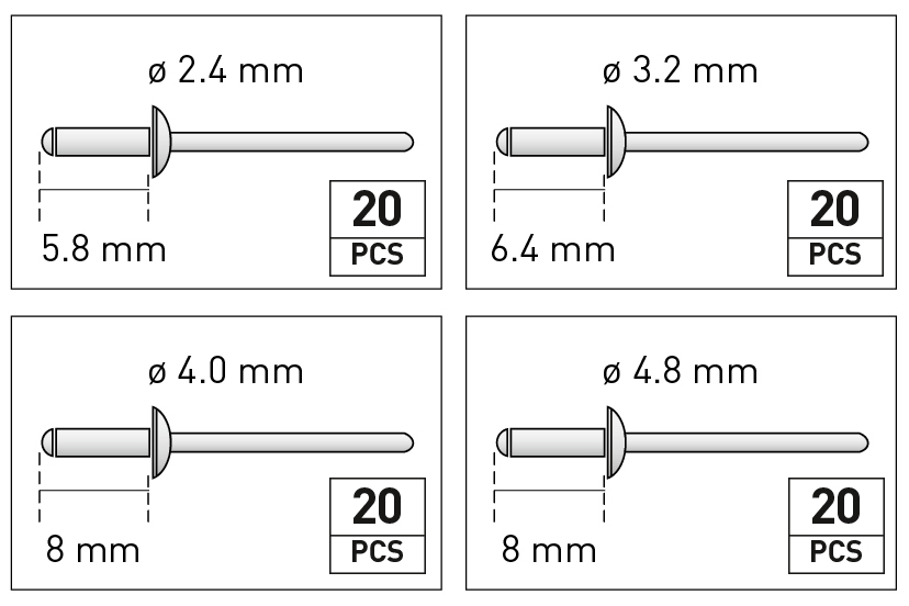 Set pincë me thumba dore Kraftwerk 2224