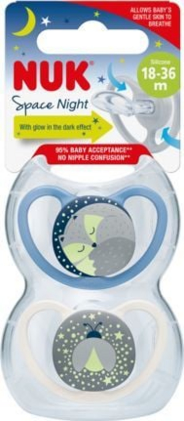 Memë qetësuese NUK, 18-36 m, e kaltër