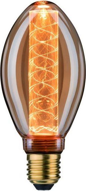 Dritë LED Paulmann B75 InnerGlow me spirale të dyfishtë 200lm E27 1800K, e artë