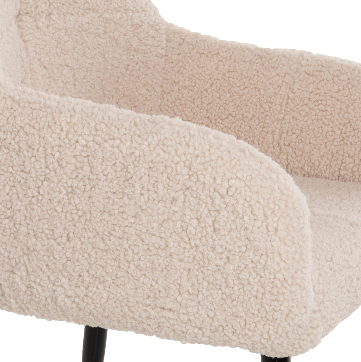 Kolltuk Shelly 57x55x87Hcm (HM8591.02), bardhë/ zezë