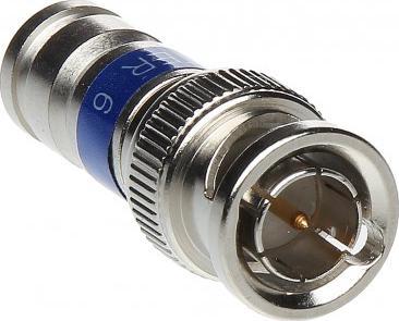 Master BNC Компресиски Приклучок за RG-6 Коаксијален Кабел