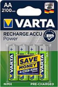 Bateri të rikarikueshme VARTA Power AA 2100 mAh, 4 copë