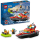 Set LEGO® City 60373 Fire Rescue Boat and Boat, 144 pjesë