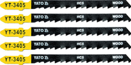 Teh për prerje sigsor Yato Tipi T HCS për dru, 5 copë TPI6 YT-3405 Teh për prerje sigsor Yato Tipi T HCS për dru, 5 copë TPI6 YT-3405