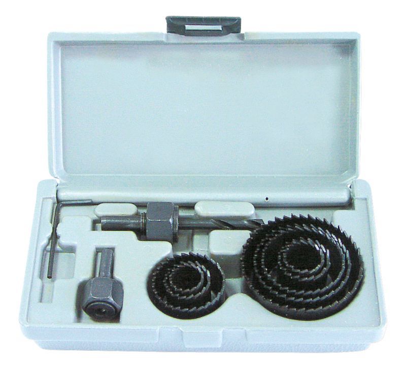 Set me elemente sharrë vrimë MEGA - 26409, 19-64mm, 11 elemente Set me elemente sharrë vrimë MEGA - 26409, 19-64mm, 11 elemente