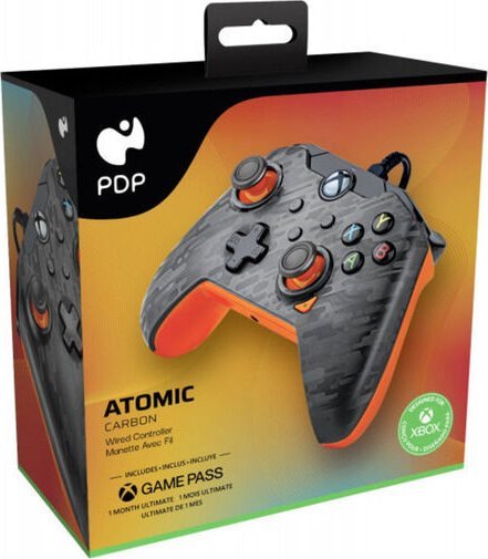 Kontroller PDP Atomic Carbon, me kabllo, i hirtë / i portokalltë