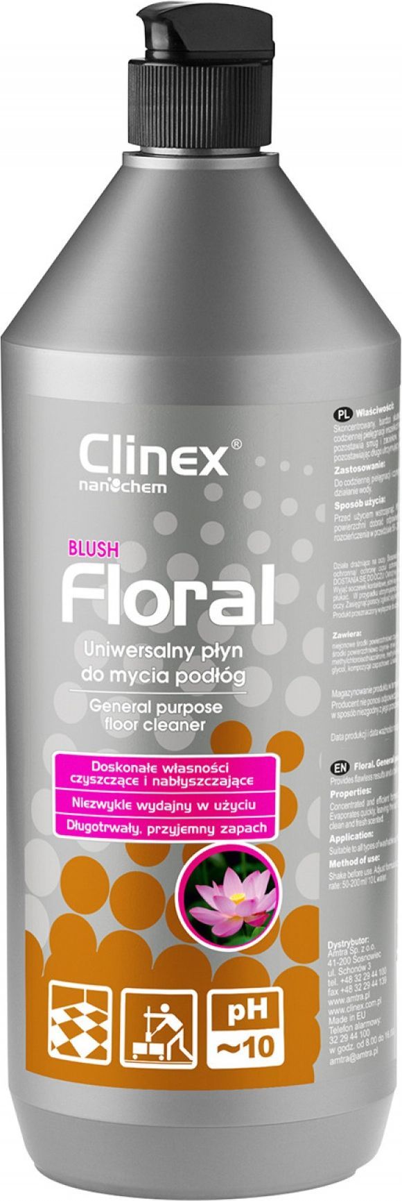 CLINEX Floral Blush Течност за Чистење на Подови, 1 L