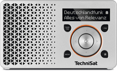 Radio TechniSat DigitRadio 1, e argjendtë / portokalli
