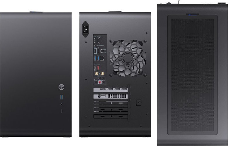 Куќиште за компјутер Jonsbo U4 Mini Mesh, Црна, Mini Tower