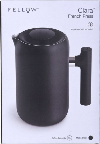 Çajnik me infuzion Fellow Clara French Press, 700 ml, i zi