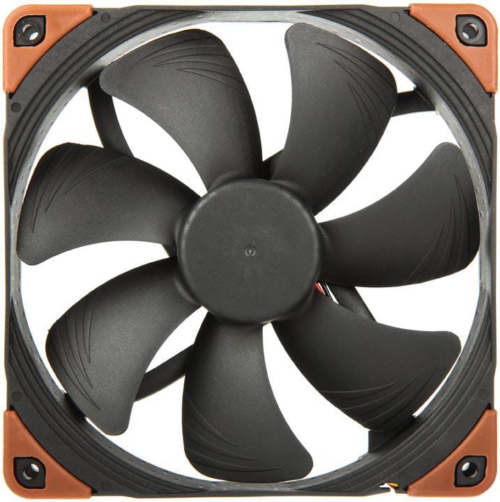 Ftohës Noctua NF-A14 industrialPPC-2000, 14 cm, i bronztë / i zi