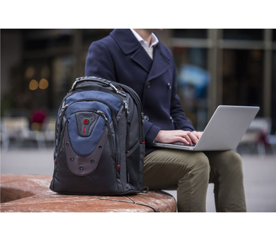 Çantë Wenger Ibex, 17", laptop backpack , e kaltër e errët