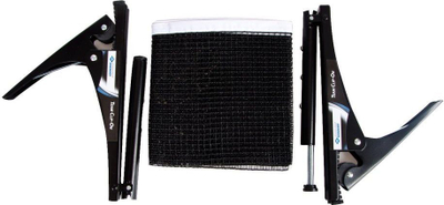 Rrjetë për tabelë ping-pongu The Team Clip-On Donic, universale