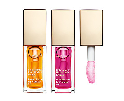 Vaj për buzë Clarins Eclat Minute Huile Confort Lèvres, 04 Candy Pink 7 ml