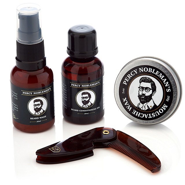 Set për mjekër dhe mustaqe Percy Nobleman 2