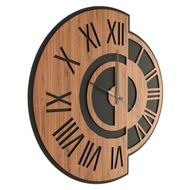 Orë muri metalike + MDF Ø41 cm (HM7454), zezë Orë muri metalike + MDF Ø41 cm (HM7454), zezë