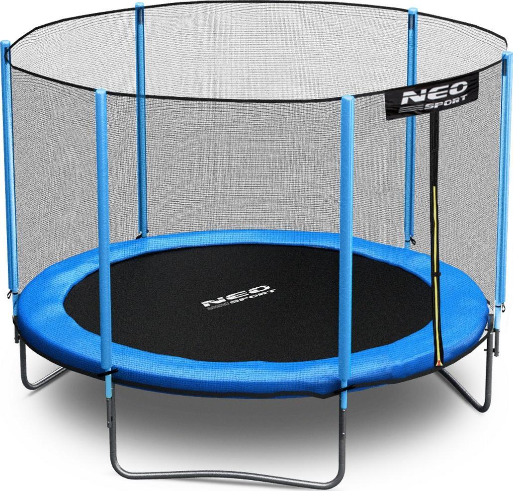 Trampolinë kopshti Neo-Sport me rrjetë të jashtme, 312 cm