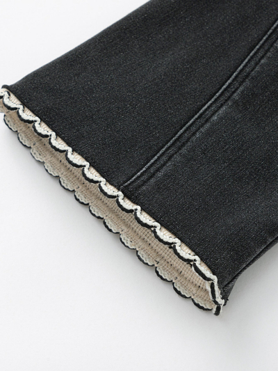 Pantallonat Retro Flare  Jean