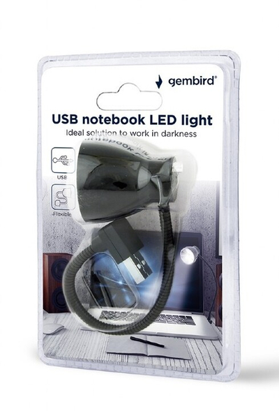 Llambë laptopi Gembird USB, fleksibile, e zezë