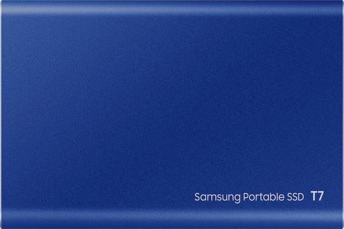 Disk i jashtëm Samsung SSD T7 2 TB (MU-PC2T0H / WW), i kaltër