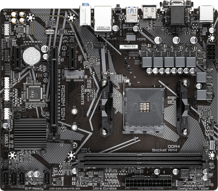 Pllakë amë GIGABYTE A520M S2H - AMD A520
