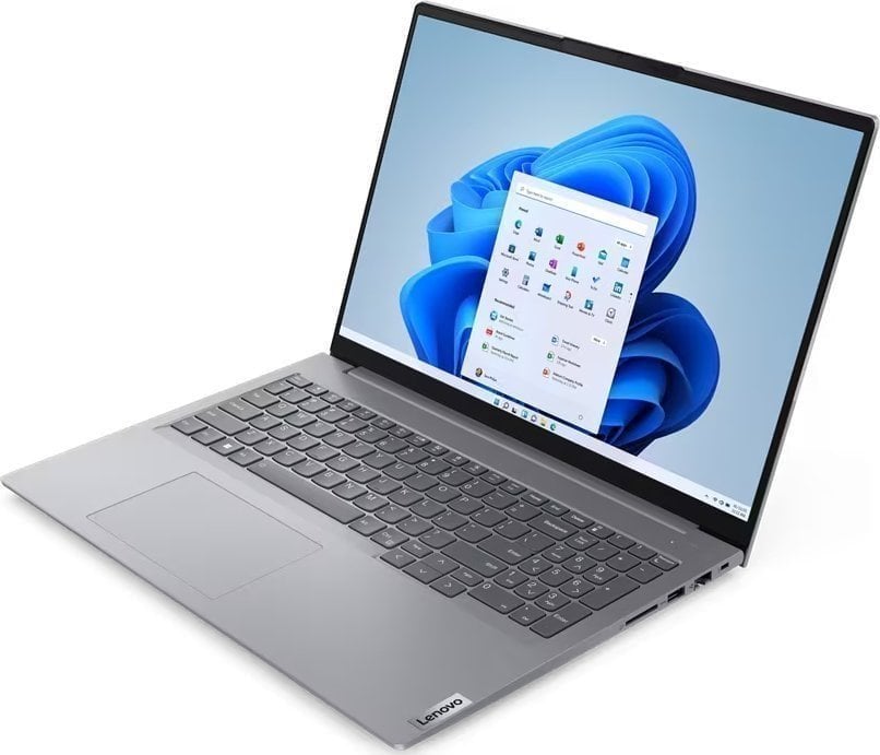 Laptop Lenovo ThinkBook 16 G6, 16", AMD Ryzen 7 7730U, 16 GB RAM, 512 GB SSD, i hirtë
