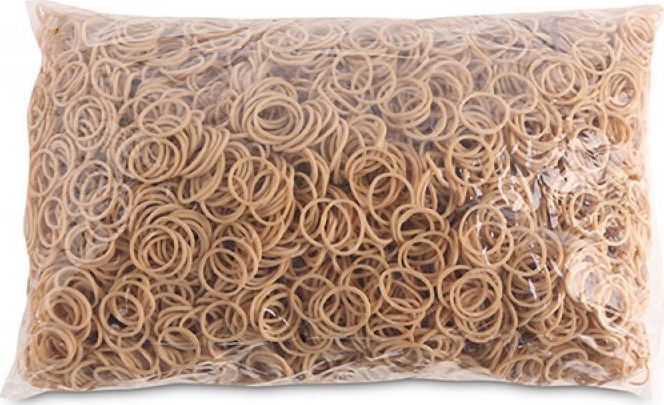 Shirita gome Office Products, 20 mm, 1000 g, bezhë