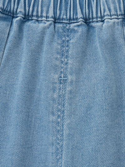 Pantallona Ruffle Cuff Denim